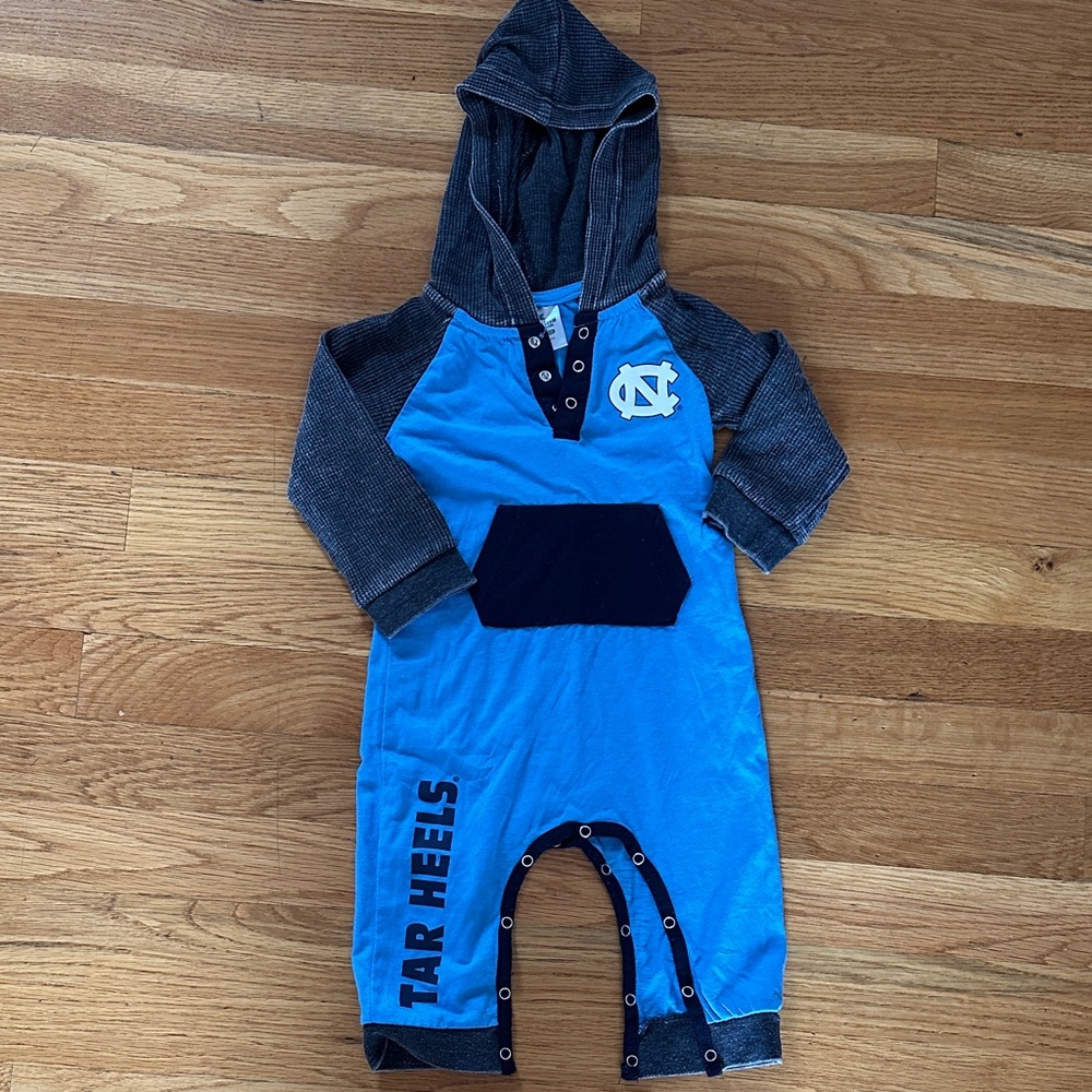 Tar Heels one-piece baby outfit